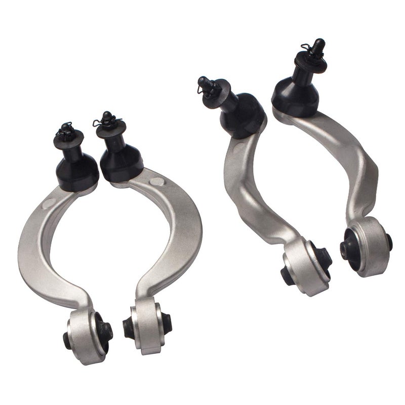 TUCAREST 4Pcs Suspension Kit (For RWD Models) 524-027 524-028 522-785 522-786 Left Right Front Upper Control Arm and Ball Joint Assembly Compatible With 2007-2016 Le-xus LS460 - Image 2